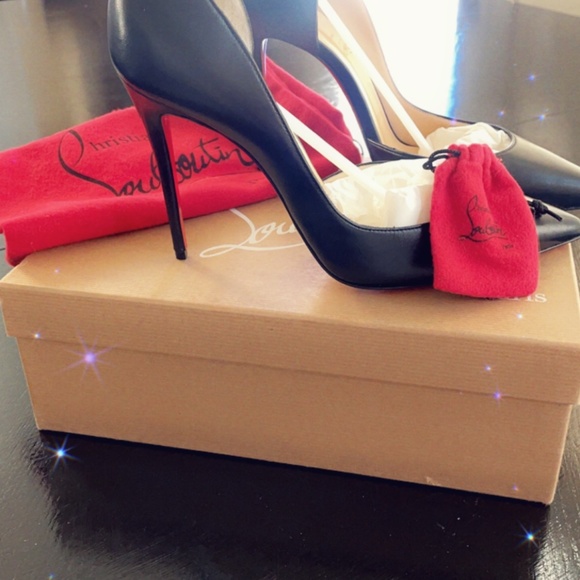 Christian Louboutin Iriza half d'Orsay Leather Sz 39 NIB - Picture 14 of 16